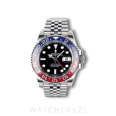 2023 ROLEX GTM MASTER II PEPSI 40MM JUBILEE 126710BLRO