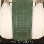 2025 PATEK PHILIPPE AQUANAUT WHITE GOLD GREEN DIAL 42MM 5168G-010