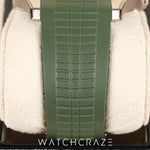 2025 PATEK PHILIPPE AQUANAUT WHITE GOLD GREEN DIAL 42MM 5168G-010
