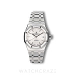 2017 AUDEMARS PIGUET ROYAL OAK WHITE DIAL 37MM 15450ST.OO.1256ST.01 (Fully serviced)