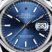 2025 ROLEX DATEJUST BLUE DIAL 36MM 126200