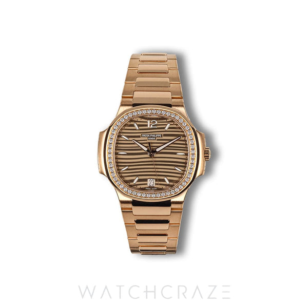 2023 PATEK PHILIPPE LADIES NAUTILUS 7118/1200R-010 ROSE GOLD