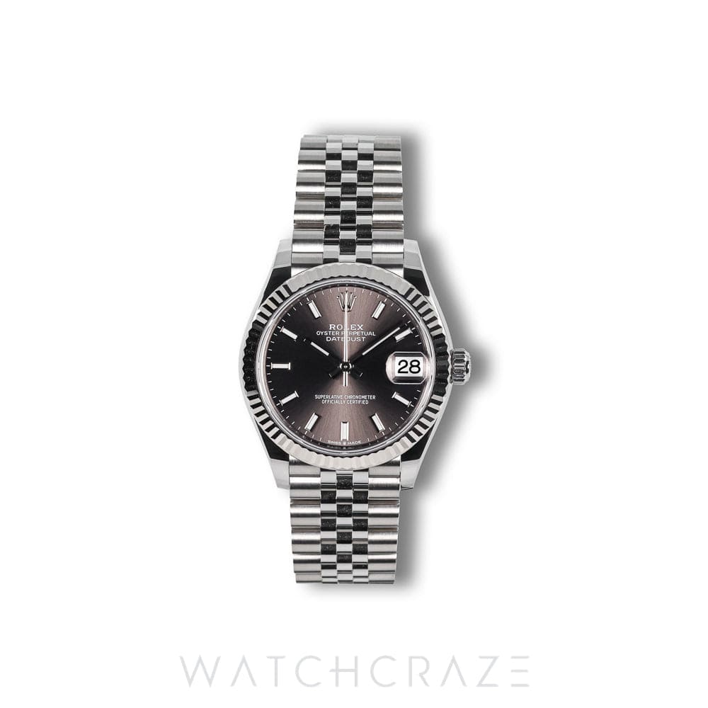 2026 ROLEX DATEJUST RHODIUM DIAL 31MM JUBILEE 278274