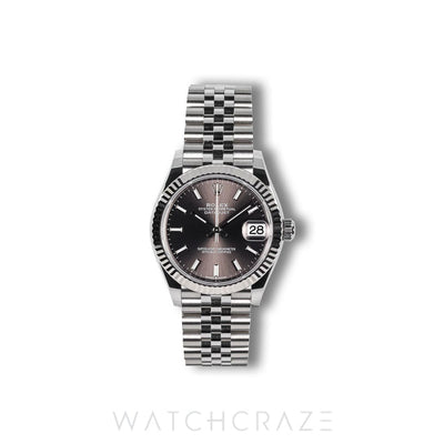 2026 ROLEX DATEJUST RHODIUM DIAL 31MM JUBILEE 278274