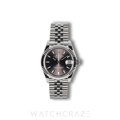 2026 ROLEX DATEJUST RHODIUM DIAL 31MM JUBILEE 278274