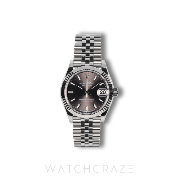 2026 ROLEX DATEJUST RHODIUM DIAL 31MM JUBILEE 278274