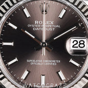 2026 ROLEX DATEJUST RHODIUM DIAL 31MM JUBILEE 278274
