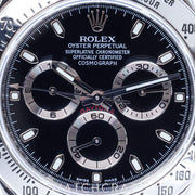 2011 ROLEX DAYTONA COSMOGRAPH BLACK DIAL 40MM 116520