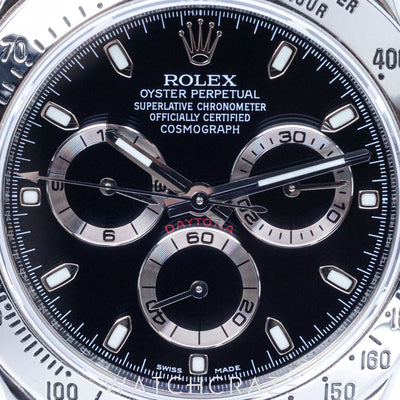 2011 ROLEX DAYTONA COSMOGRAPH BLACK DIAL 40MM 116520