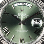 2022 ROLEX DAY-DATE WHITE GOLD JUBILEE OLIVE DIAL 40MM 228239