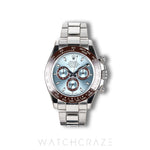 2021 ROLEX COSMOGRAPH DYTONA PLATINUM ICE BLUE DIAL 40MM 116506