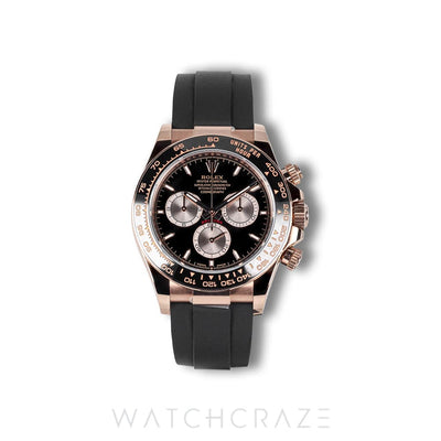 2023 ROLEX COSMOGRAPH DAYTONA EVEROSE GOLD BLACK DIAL 40MM 126515LN