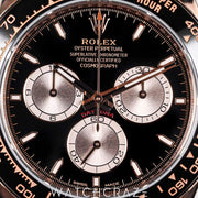 2023 ROLEX COSMOGRAPH DAYTONA EVEROSE GOLD BLACK DIAL 40MM 126515LN