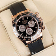 2023 ROLEX COSMOGRAPH DAYTONA EVEROSE GOLD BLACK DIAL 40MM 126515LN