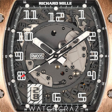 RICHARD MILLE RM005 ROSE GOLD CASE SKELETON DIAL 45MM RM005