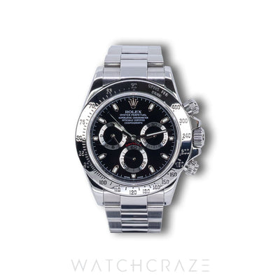 2011 ROLEX DAYTONA COSMOGRAPH BLACK DIAL 40MM 116520