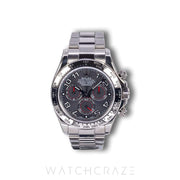 2010 ROLEX DAYTONA COSMOGRAPH WHITE GOLD SLATE RACING DIAL 40MM 116509