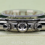 2010 ROLEX DAYTONA COSMOGRAPH WHITE GOLD SLATE RACING DIAL 40MM 116509