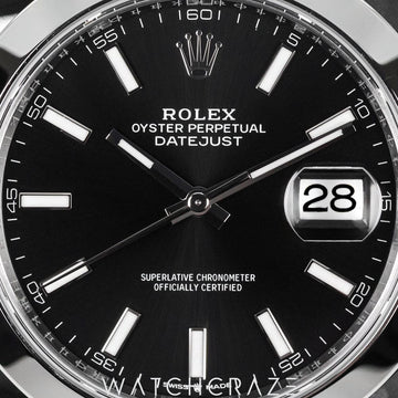 2026 ROLEX DATEJUST BLACK DIAL 41MM 126300