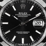 2026 ROLEX DATEJUST BLACK DIAL 41MM 126300