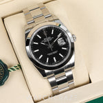 2026 ROLEX DATEJUST BLACK DIAL 41MM 126300