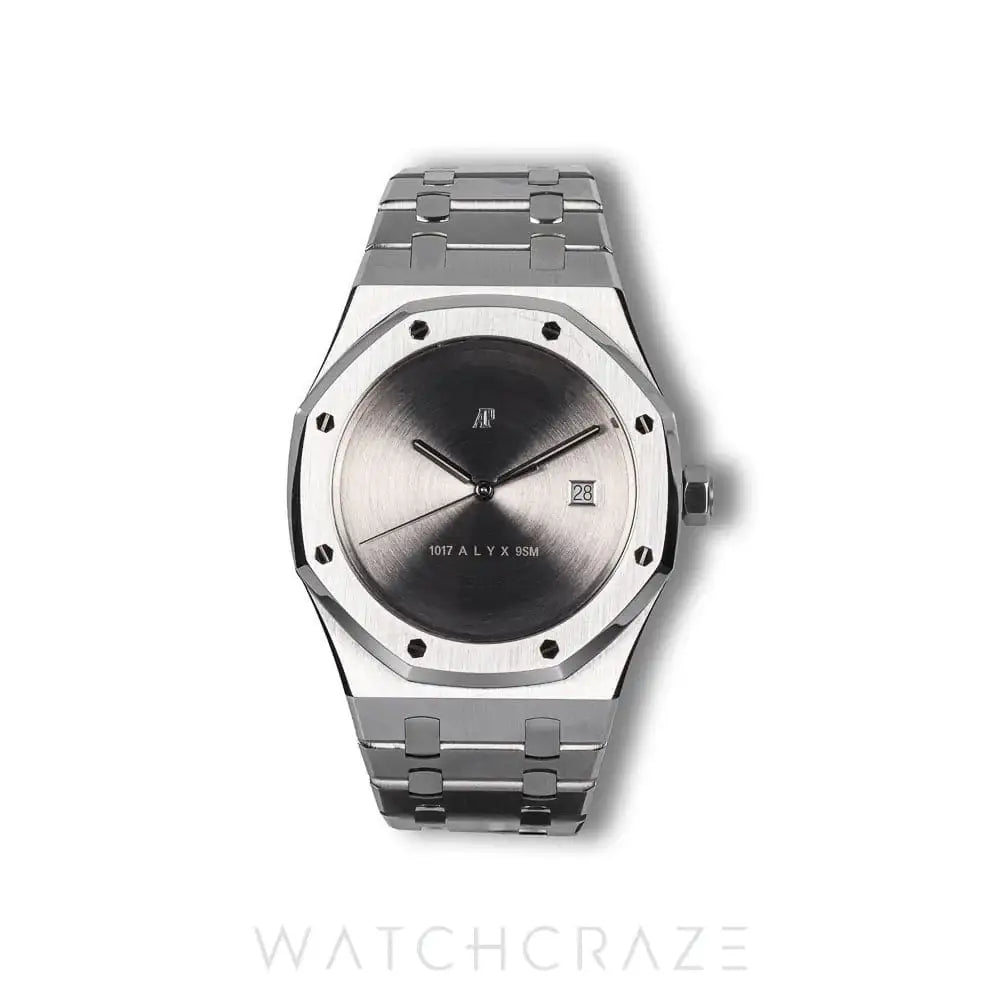 2021 MAD PARIS CUSTOMISED 1017 Alyx 9sm AUDEMARS PIGUET ROYAL OAK RHODIUM DIAL 41MM 15400ST