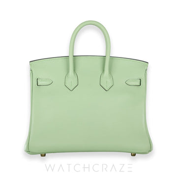 HERMES BIRKIN 25 VERT CRIQUET