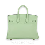 HERMES BIRKIN 25 VERT CRIQUET