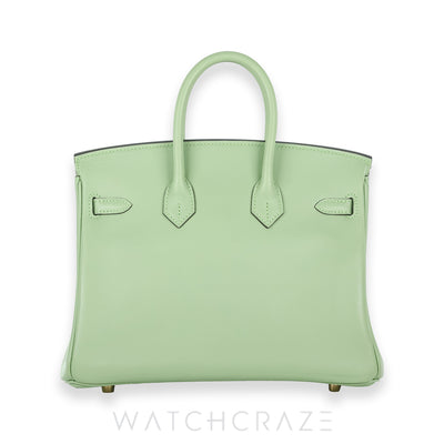 HERMES BIRKIN 25 VERT CRIQUET