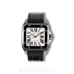 CARTIER SANTOS 100 WHITE DIAL W20106X8