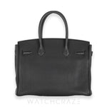 2016 HERMES BIRKIN 30 BLACK GOLD HARDWARE