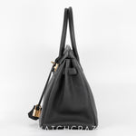 2016 HERMES BIRKIN 30 BLACK GOLD HARDWARE