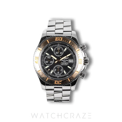 2015 BREITLING SUPEROCEAN CHRONOGRAPH II BLACK DIAL 44MM C1334112/BA84