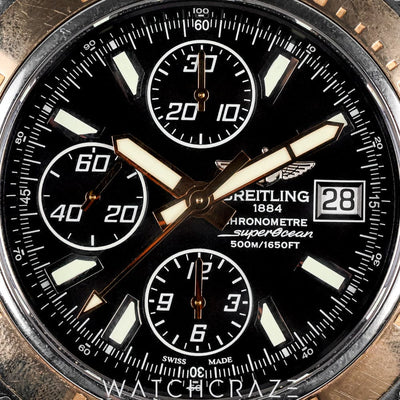 2015 BREITLING SUPEROCEAN CHRONOGRAPH II BLACK DIAL 44MM C1334112/BA84