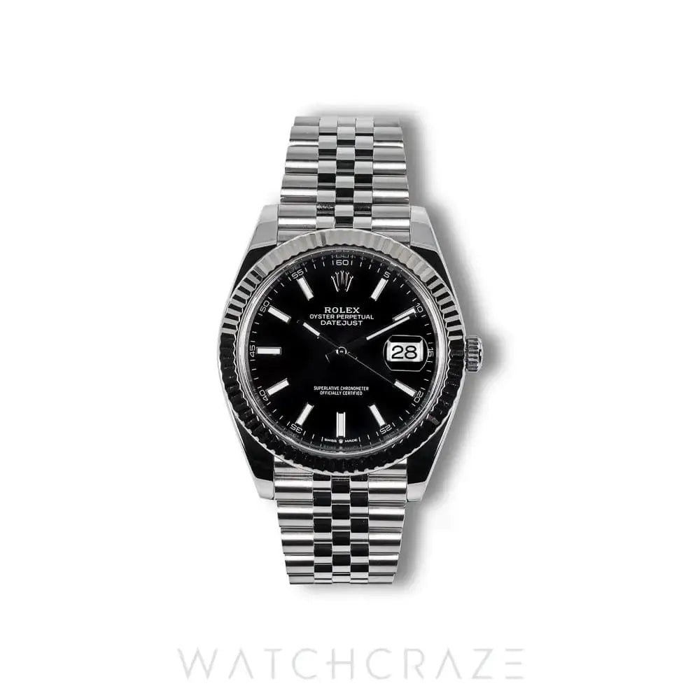 2020 ROLEX DATEJUST BLACK DIAL 41MM 126334