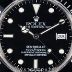 ROLEX SEA-DWELLER BLACK DIAL STAINLESS STEEL 40MM 116600