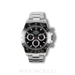 2020 ROLEX DAYTONA COSMOGRAPH BLACK DIAL 40MM 116500LN