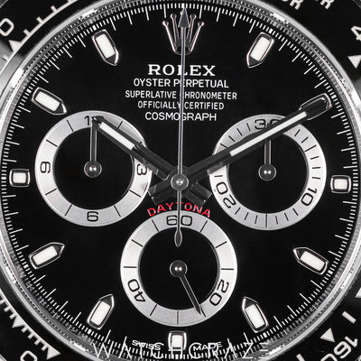 2020 ROLEX DAYTONA COSMOGRAPH BLACK DIAL 40MM 116500LN