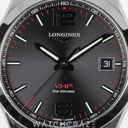 2018 LONGINES CONQUEST VPH BLACK DIAL 41MM L3.716.4.56.6