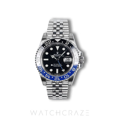 2020 ROLEX GMT MASTER II BATGIRL BLACK DIAL 40MM 126710BLNR