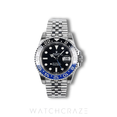 2020 ROLEX GMT MASTER II BATGIRL BLACK DIAL 40MM 126710BLNR