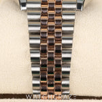 2022 ROLEX DATEJUST TWO TONE ROSE GOLD AND STEEL CHOCOLATE DIAL 41MM 126331