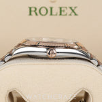 2022 ROLEX DATEJUST TWO TONE ROSE GOLD AND STEEL CHOCOLATE DIAL 41MM 126331