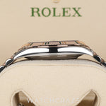 2022 ROLEX DATEJUST TWO TONE ROSE GOLD AND STEEL CHOCOLATE DIAL 41MM 126331