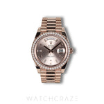 2025 ROLEX DAY-DATE ROSE GOLD SUNDUST DIAL 40MM 228345RBR