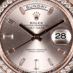 2025 ROLEX DAY-DATE ROSE GOLD SUNDUST DIAL 40MM 228345RBR