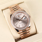 2025 ROLEX DAY-DATE ROSE GOLD SUNDUST DIAL 40MM 228345RBR