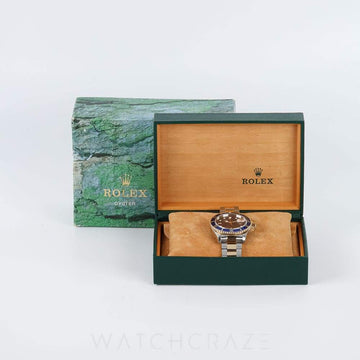 ROLEX SUBMARINER TWO TONE YELLOW GOLD AND STEEL BLUE DIAL "BLUESY" 40MM 11613LB