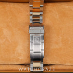 ROLEX SUBMARINER TWO TONE YELLOW GOLD AND STEEL BLUE DIAL 