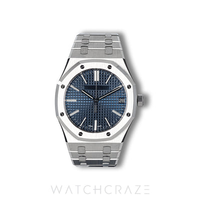 AUDEMARS PIGUET ROYAL OAK 50TH ANNIVERSARY EDITON BLUE DIAL 41MM 15510ST.OO.1320ST.01